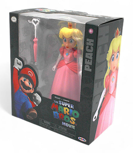 Super Mario Bros Princess Peach Action Figure - Movie Collectible - Flip Side CollectiblesVinyl FigureJakks Pacific
