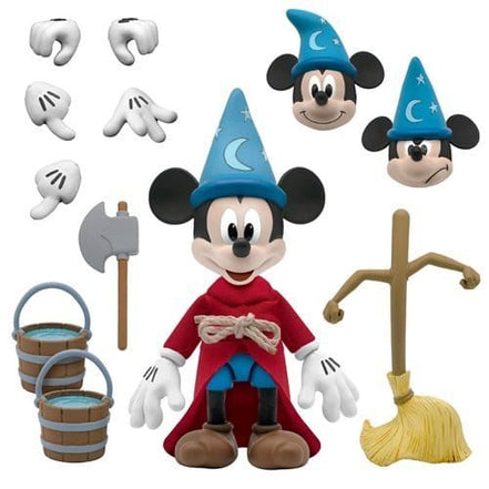 Super7 Disney Ultimates Fantasia 7 - Inch Scale Action Figure - Select Figure(s)ToyShnipAction & Toy FiguresSorceror's Apprentice Mickey MouseShopify CollectiveToyShnip11