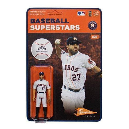 Super7 Major League Baseball ReAction Figure - Select Figure(s) - Flip Side CollectiblesAction & Toy FiguresToyShnipJose Altuve (Houston Astros)
