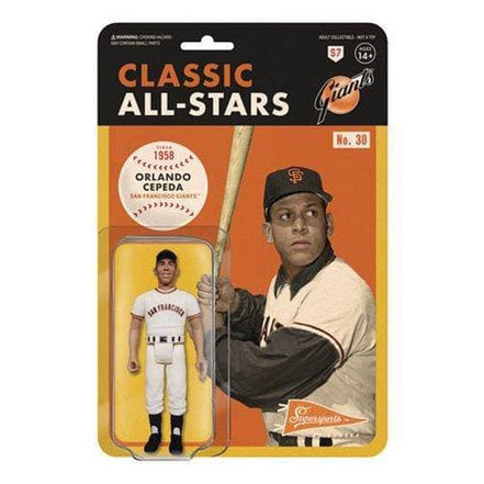Super7 Major League Baseball ReAction Figure - Select Figure(s) - Flip Side CollectiblesAction & Toy FiguresToyShnipOrlando Cepeda (San Francisco Giants)