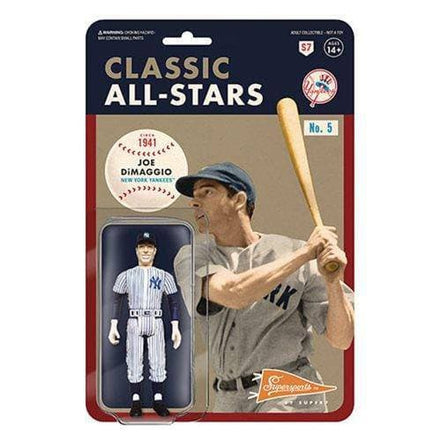 Super7 Major League Baseball ReAction Figure - Select Figure(s) - Flip Side CollectiblesAction & Toy FiguresToyShnipJoe DiMaggio (New York Yankees)