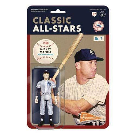 Super7 Major League Baseball ReAction Figure - Select Figure(s) - Flip Side CollectiblesAction & Toy FiguresToyShnipMickey Mantle (New York Yankees)