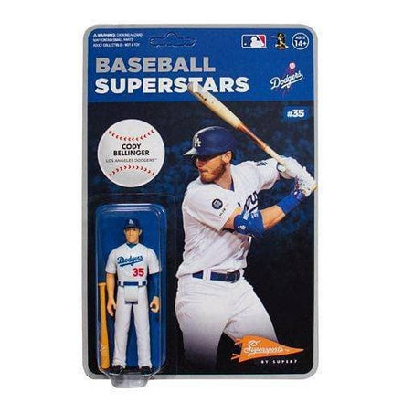 Super7 Major League Baseball ReAction Figure - Select Figure(s) - Flip Side CollectiblesAction & Toy FiguresToyShnipCody Bellinger (LA Dodgers)
