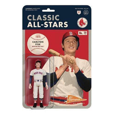 Super7 Major League Baseball ReAction Figure - Select Figure(s) - Flip Side CollectiblesAction & Toy FiguresToyShnipCarlton Fisk (Boston Red Sox)