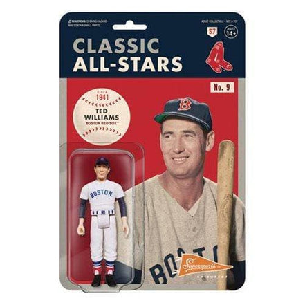 Super7 Major League Baseball ReAction Figure - Select Figure(s) - Flip Side CollectiblesAction & Toy FiguresToyShnipTed Williams (Boston Red Sox)