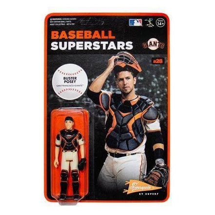 Super7 Major League Baseball ReAction Figure - Select Figure(s) - Flip Side CollectiblesAction & Toy FiguresToyShnipBuster Posey (SF Giants)