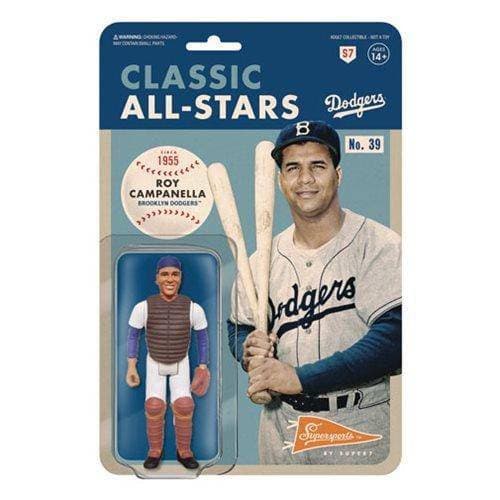 Super7 Major League Baseball ReAction Figure - Select Figure(s) - Flip Side CollectiblesAction & Toy FiguresToyShnipRoy Campanella (Catcher, Brooklyn Dodgers)