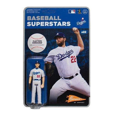 Super7 Major League Baseball ReAction Figure - Select Figure(s) - Flip Side CollectiblesAction & Toy FiguresToyShnipClayton Kershaw (LA Dodgers)