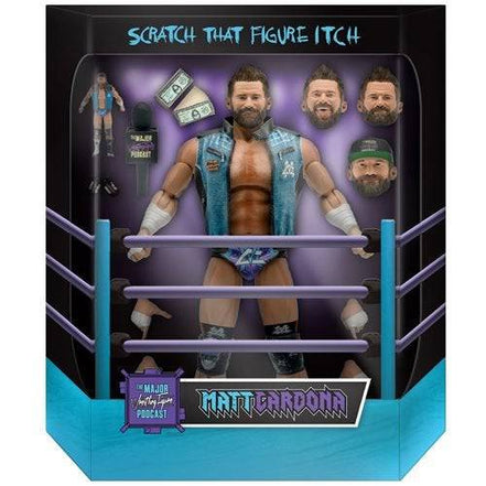 Super7 Major Wrestling Figure Podcast Ultimates 7 - Inch Action Figure - Select Figure(s) - Flip Side CollectiblesAction & Toy FiguresToyShnipMatt Cardona