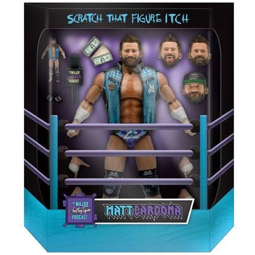 Super7 Major Wrestling Figure Podcast Ultimates 7 - Inch Action Figure - Select Figure(s) - Flip Side CollectiblesAction & Toy FiguresToyShnipMatt Cardona
