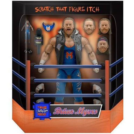 Super7 Major Wrestling Figure Podcast Ultimates 7 - Inch Action Figure - Select Figure(s) - Flip Side CollectiblesAction & Toy FiguresToyShnipBrian Myers