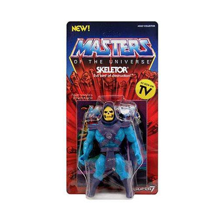 Super7 Masters of the Universe Vintage 5 1/2 - Inch Action Figure - Select Figure(s) - Flip Side CollectiblesAction & Toy FiguresToyShnipSkeletor