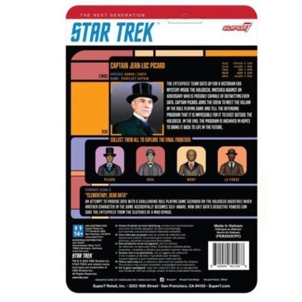 Super7 Star Trek: The Next Generation 3.75"_x009d_ Reaction Figure Select Figure(s) - Flip Side CollectiblesAction & Toy FiguresToyShnipVictorian Captain Picard