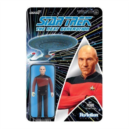 Super7 Star Trek: The Next Generation 3.75"_x009d_ Reaction Figure Select Figure(s) - Flip Side CollectiblesAction & Toy FiguresToyShnipCaptain Picard