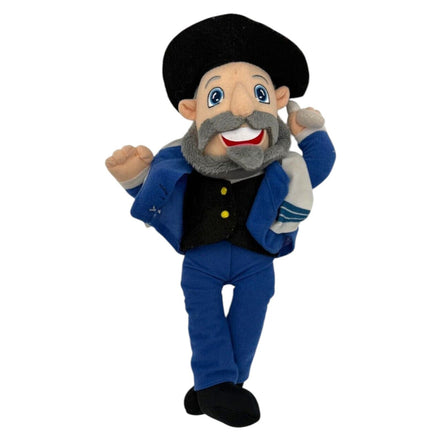 Talking Rabbi Plush Doll with Black Hat & Beard - Mensch On A BenchA&M CollectiblesPlushbeardbenchblack hat1