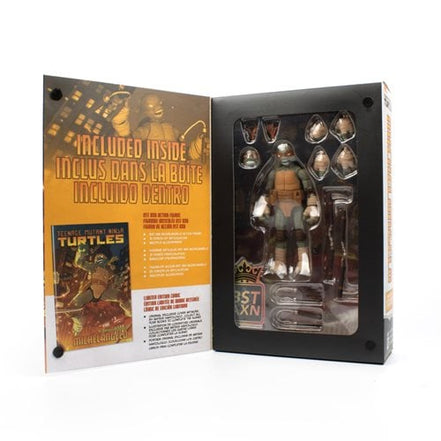 Teenage Mutant Ninja Turtles BST AXN IDW Action Figure and Comic Book Set - Select Figure(s)ToyShnipAction & Toy FiguresMichelangeloShopify CollectiveToyShnip4