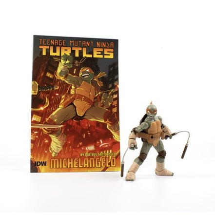 Teenage Mutant Ninja Turtles BST AXN IDW Action Figure and Comic Book Set - Select Figure(s)ToyShnipAction & Toy FiguresMichelangeloShopify CollectiveToyShnip9