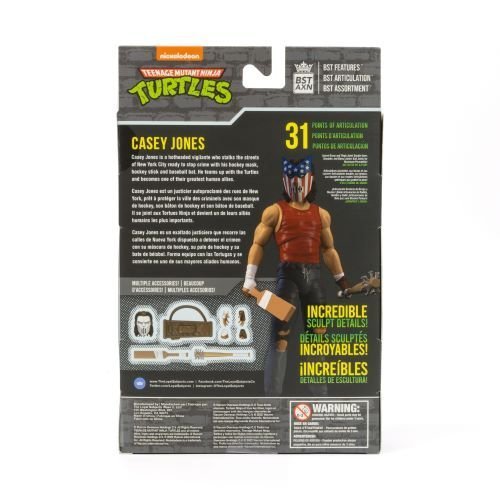 The Loyal Subjects BST AXN Teenage Mutant Ninja Turtles 5 - Inch Action Figure - Select Figure(s) - Flip Side CollectiblesAction & Toy FiguresToyShnipCasey Jones Urban Legends