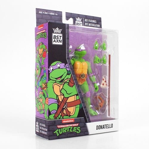 The Loyal Subjects BST AXN Teenage Mutant Ninja Turtles 5 - Inch Action Figure - Select Figure(s) - Flip Side CollectiblesAction & Toy FiguresToyShnipDonatello