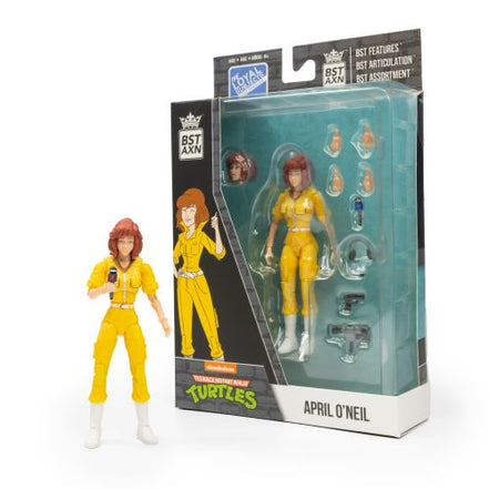 The Loyal Subjects BST AXN Teenage Mutant Ninja Turtles 5 - Inch Action Figure - Select Figure(s) - Flip Side CollectiblesAction & Toy FiguresToyShnipApril O'Neil