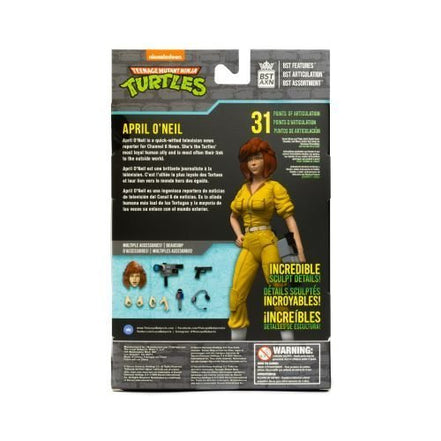 The Loyal Subjects BST AXN Teenage Mutant Ninja Turtles 5 - Inch Action Figure - Select Figure(s) - Flip Side CollectiblesAction & Toy FiguresToyShnipApril O'Neil
