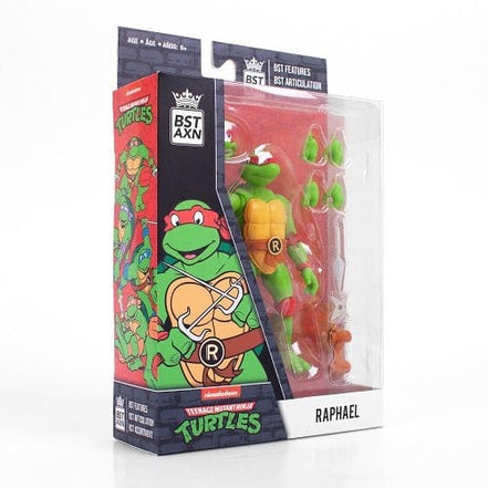 The Loyal Subjects BST AXN Teenage Mutant Ninja Turtles 5 - Inch Action Figure - Select Figure(s) - Flip Side CollectiblesAction & Toy FiguresToyShnipRaphael