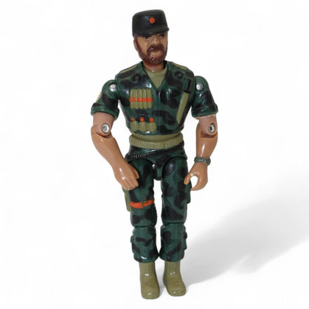 The Corps Large Sarge V3 action figure in camouflage suit, front view