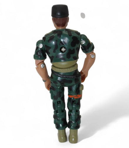 The Corps Large Sarge V3 action figure in camouflage suit, back view