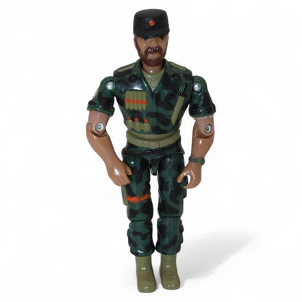 The Corps Large Sarge V3 action figure in camouflage suit, front view