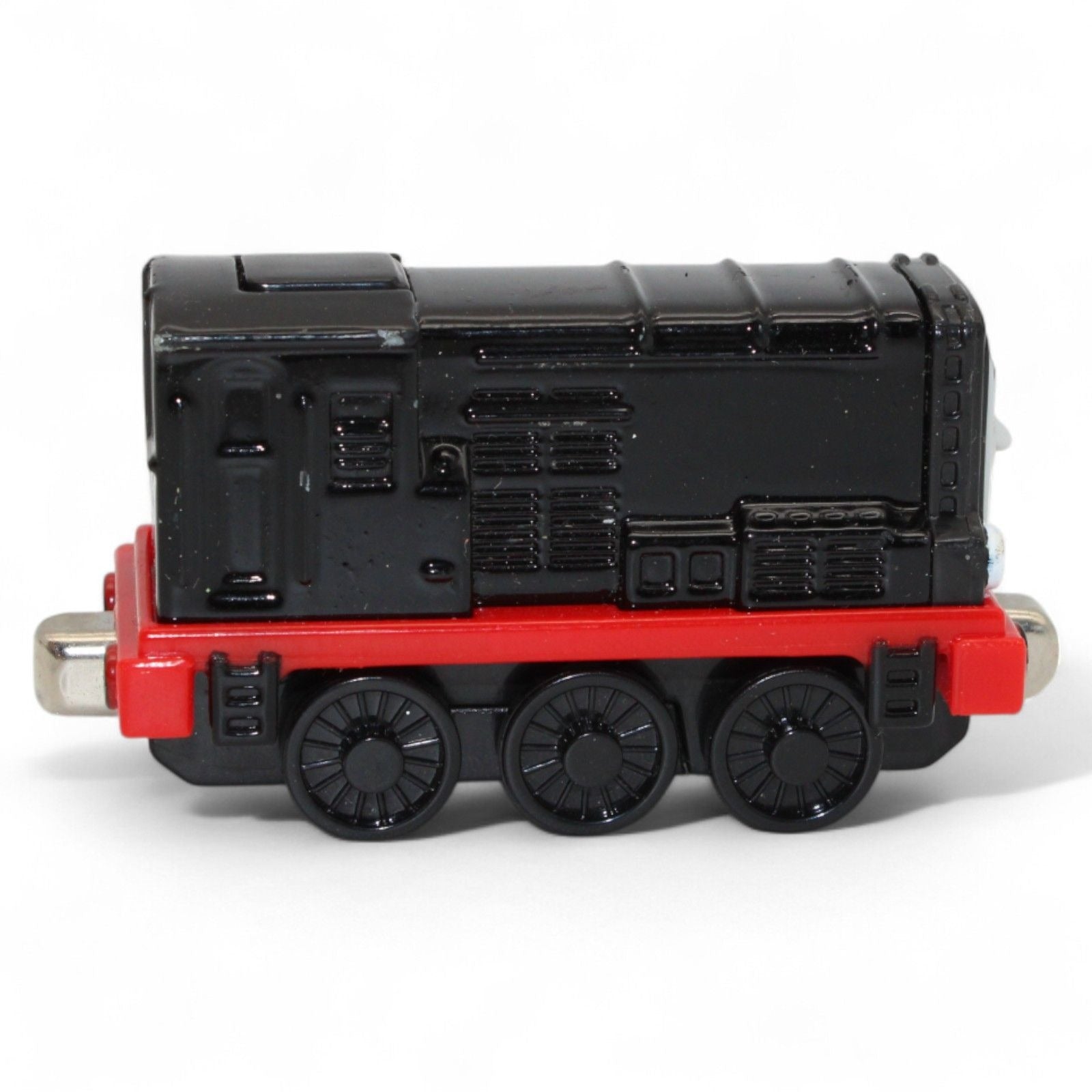 Rear view of Thomas & Friends Diesel engine toy, black and red