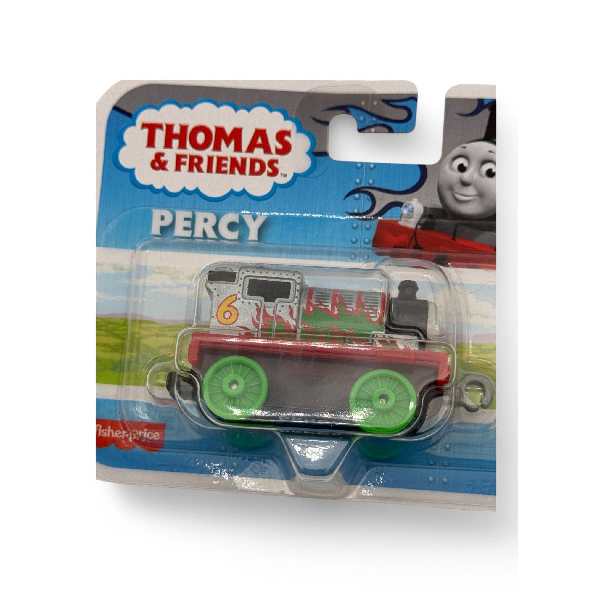 Thomas & Friends Diesel and Percy metal engines in packaging