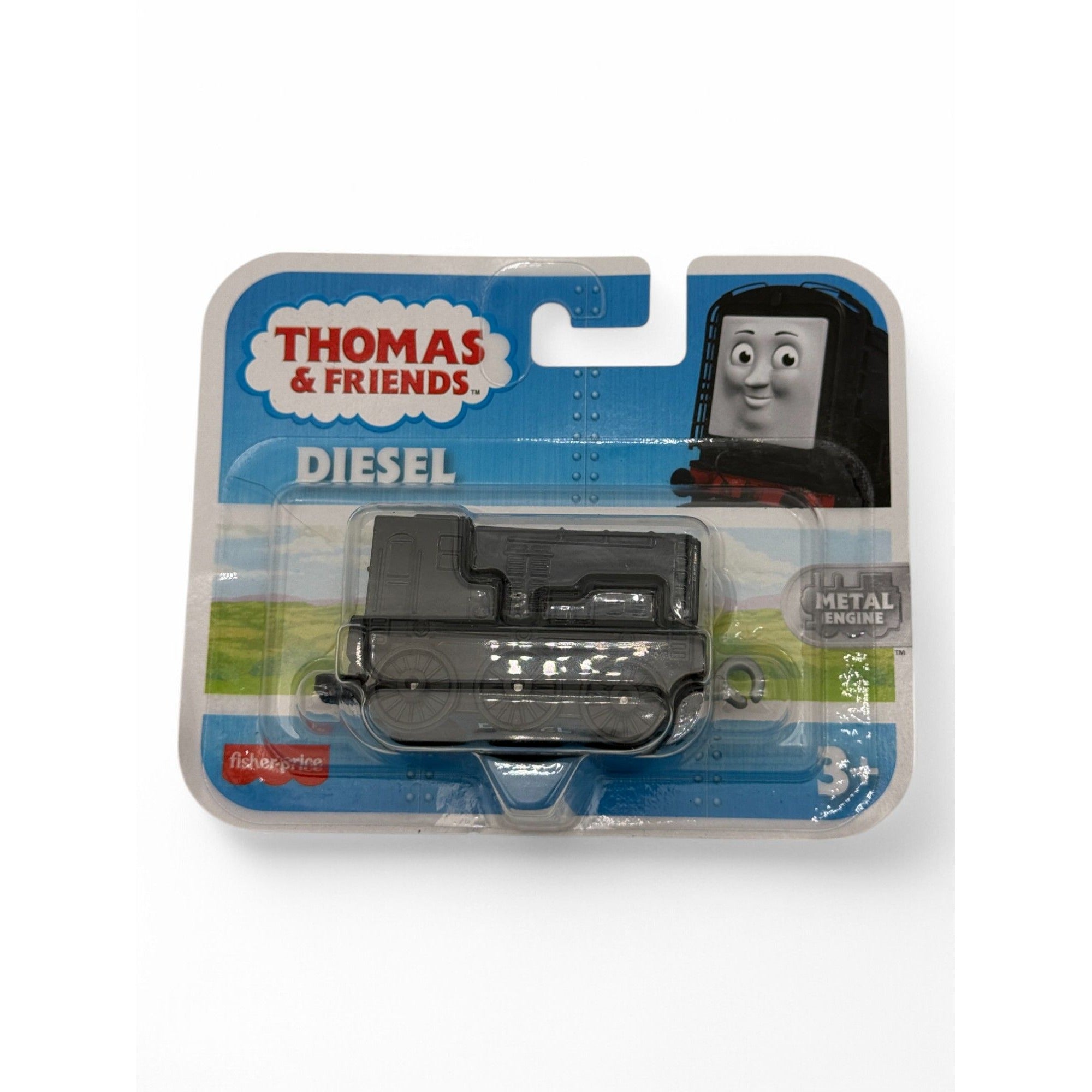 Thomas & Friends Diesel and Percy metal engines in packaging