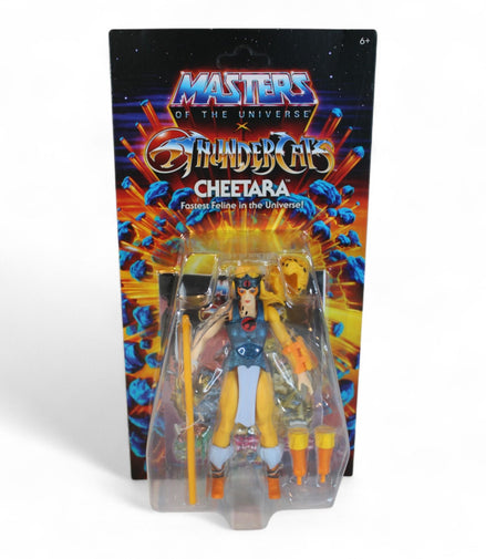 Cheetara action figure in packaging with vibrant Thundercats branding