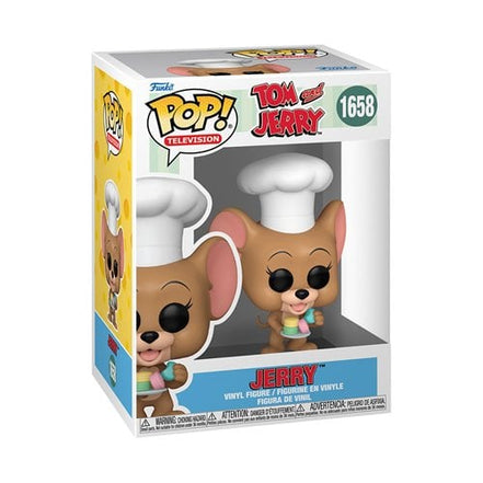Jerry Funko Pop figure sleeping on a crescent moon