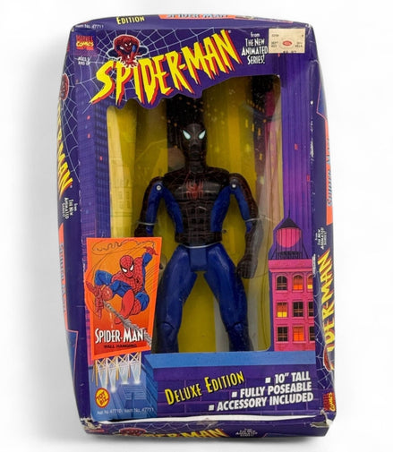 Toy Biz Spider - Man 10 Inch Poseable Figure Deluxe Edition 1994 - Flip Side CollectiblesMarvel Action FiguresToy Biz