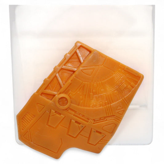 Orange plastic replacement part for Transformer Armada Unicron left rear shoulder