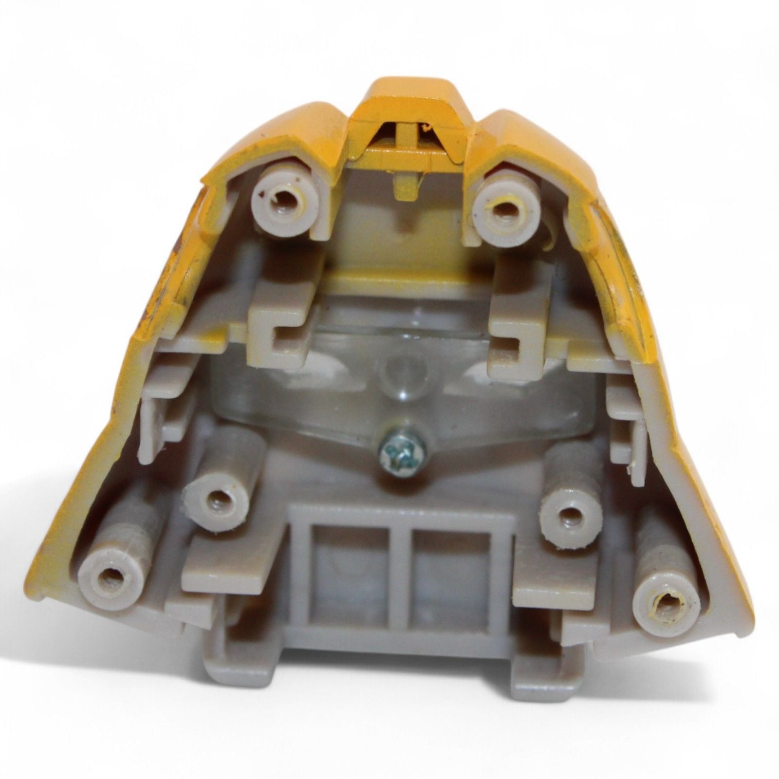 Back view of Transformers Armada Unicron face piece, showing attachment points