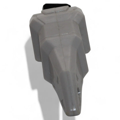 Side view of gray Unicron foot replacement for Transformers Armada