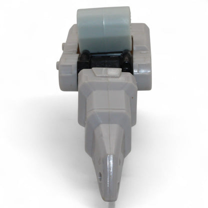 Front view of gray replacement foot for Transformers Armada Unicron