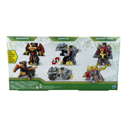 Close-up of Grimlock action figure from Transformers Dinobot Adventures