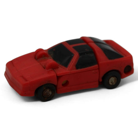Red convertible car form of Transformers G1 Micromasters Roadhandler
