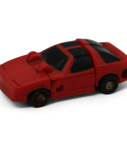 Red convertible car form of Transformers G1 Micromasters Roadhandler
