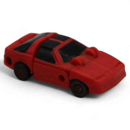 Red sports car form of the Transformers G1 Micromasters Roadhandler