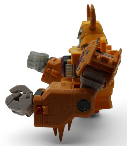 Side view of Transformers Unicron Armada torso and arms