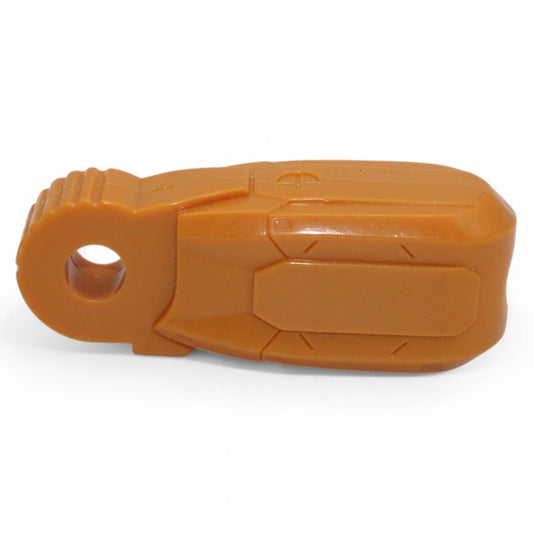 Transformers Unicron Armada left thigh replacement part in brown plastic