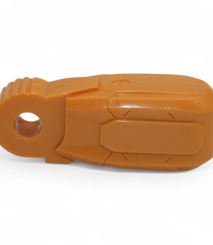 Transformers Unicron Armada left thigh replacement part in brown plastic