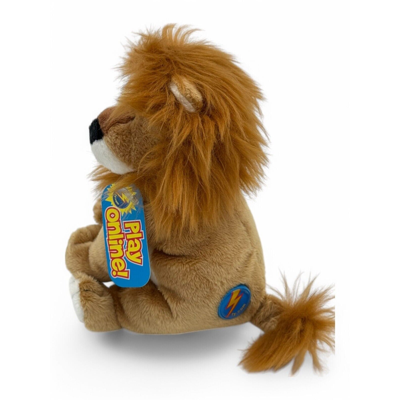 TY Beanie Babies 2.0 Midas Lion Plush with tags and online code