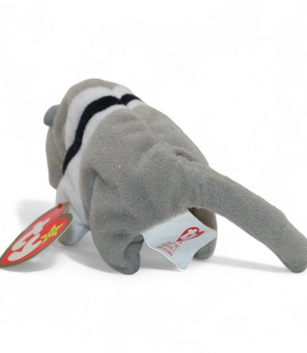 Back view of Ty Teenie Beanie Babies Antsy the Anteater plush