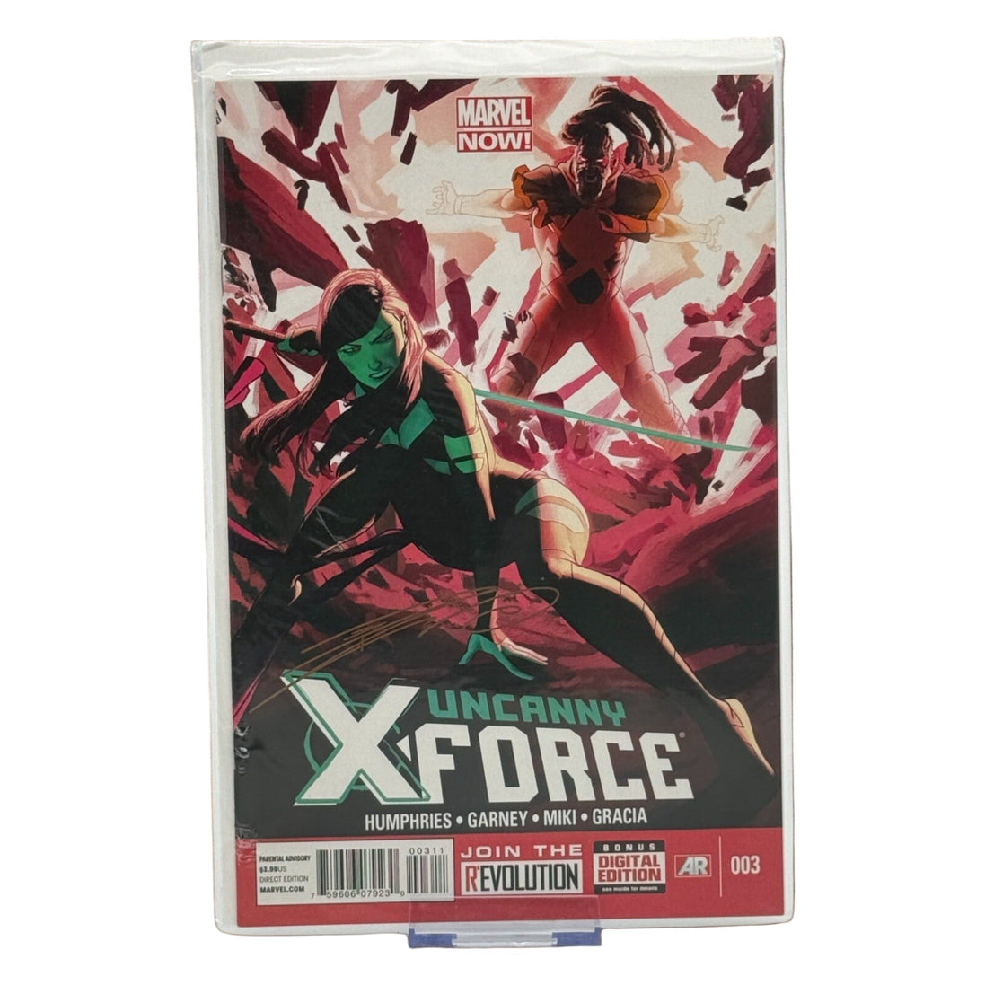 Cover of Uncanny X-Force #3 featuring Marvel superheroes in action
