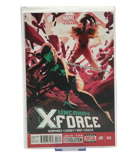 Cover of Uncanny X-Force #3 featuring Marvel superheroes in action